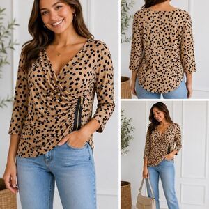 Ellen-tracy Women's multi Blouse